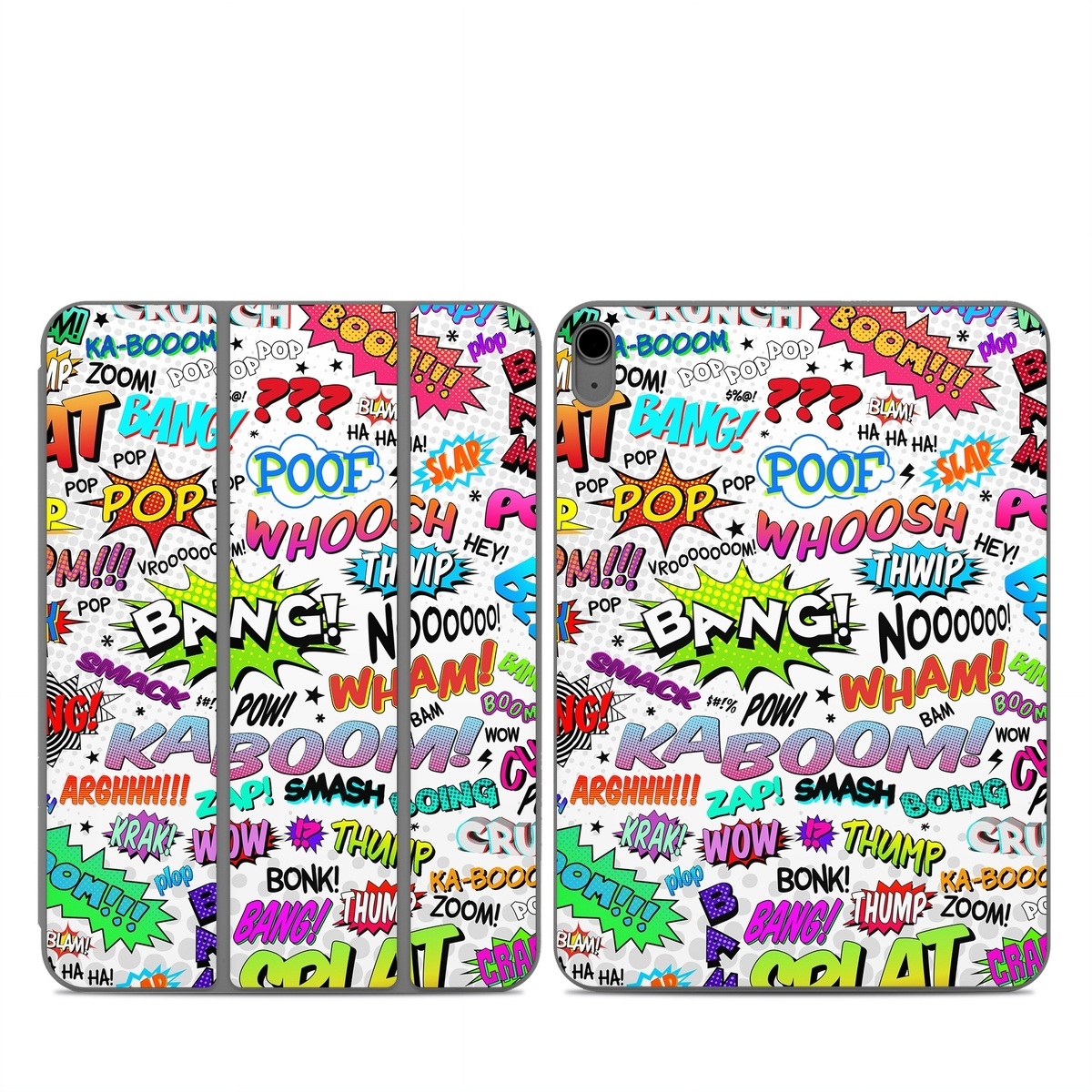 Smart Folio for iPad Series Skin design of Text, Font, Line, Graphics, Art, Graphic design, with gray, white, red, blue, black colors