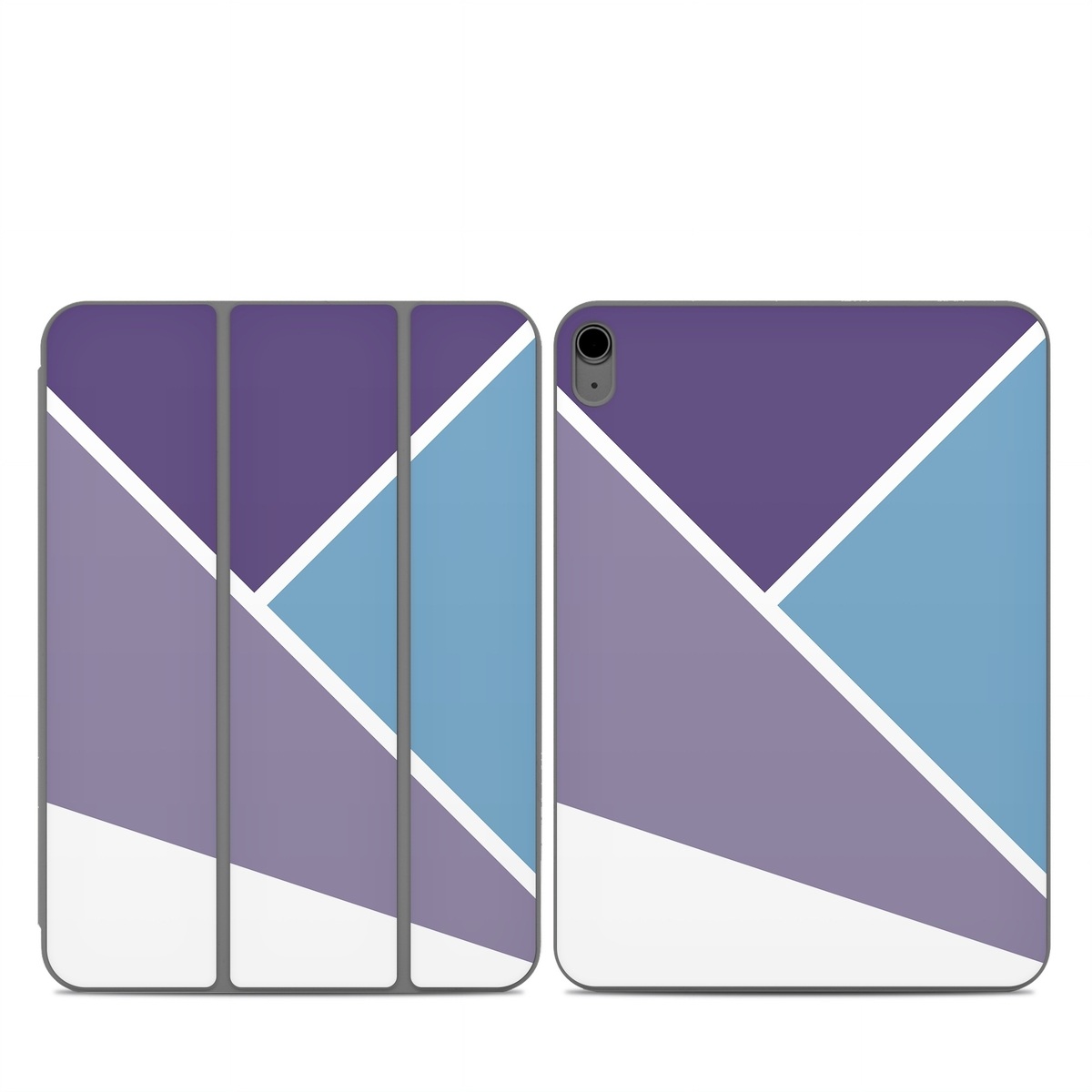 Smart Folio for iPad Series Skin design of Violet, Purple, Turquoise, Line, Pattern, Design, Graphic design, Font, Triangle, Magenta, with white, blue, purple colors