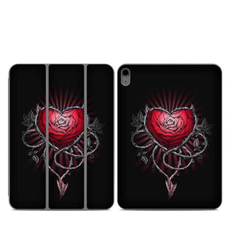 Smart Folio for iPad Series Skin design of Human body, Flash photography, Gesture, Sleeve, Petal, Font, Jewellery, Fictional character, Magenta, Symmetry, with black, white, red, gray colors