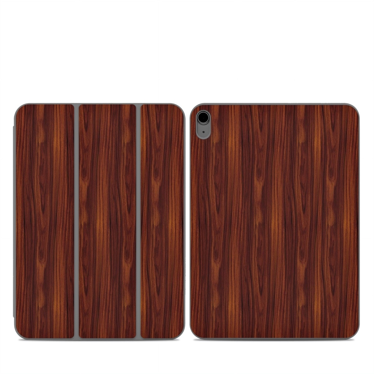 Smart Folio for iPad Series Skin design of Wood, Red, Brown, Hardwood, Wood flooring, Wood stain, Caramel color, Laminate flooring, Flooring, Varnish, with black, red colors