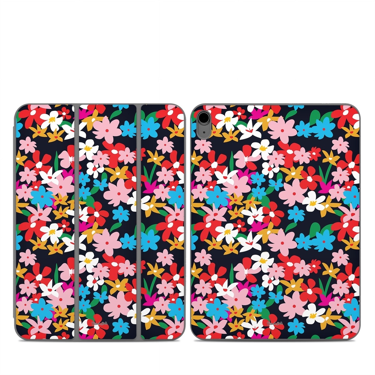 Smart Folio for iPad Series Skin design of Colorfulness, Pattern, Art, Magenta, Rectangle, Event, Petal, Electric blue, Visual arts, with black, red, pink, white, blue, orange, green colors