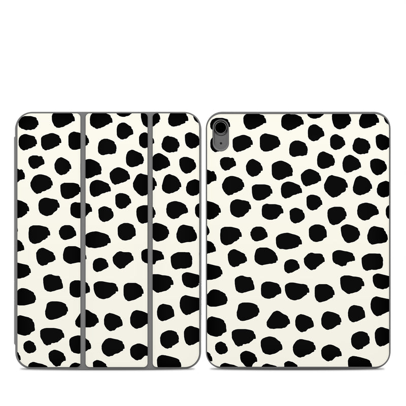 Smart Folio for iPad Series Skin design of White, Black and white, with black, white colors