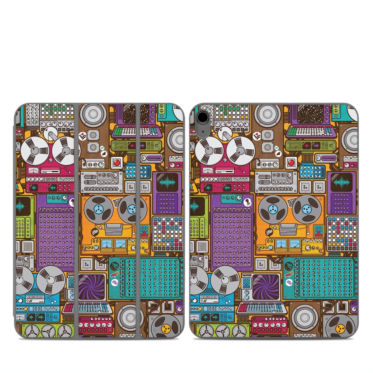 Smart Folio for iPad Series Skin design of Games, Pc game, Design, Pattern, Screenshot, Art, with gray, black, red, green, blue, purple colors