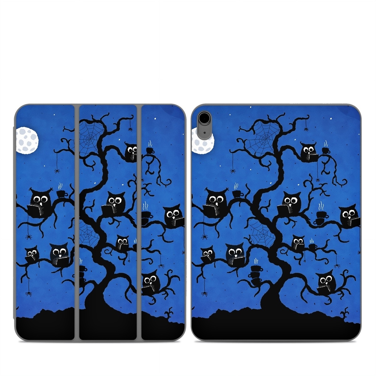 Smart Folio for iPad Series Skin design of Illustration, Organism, Pattern, with blue, black colors