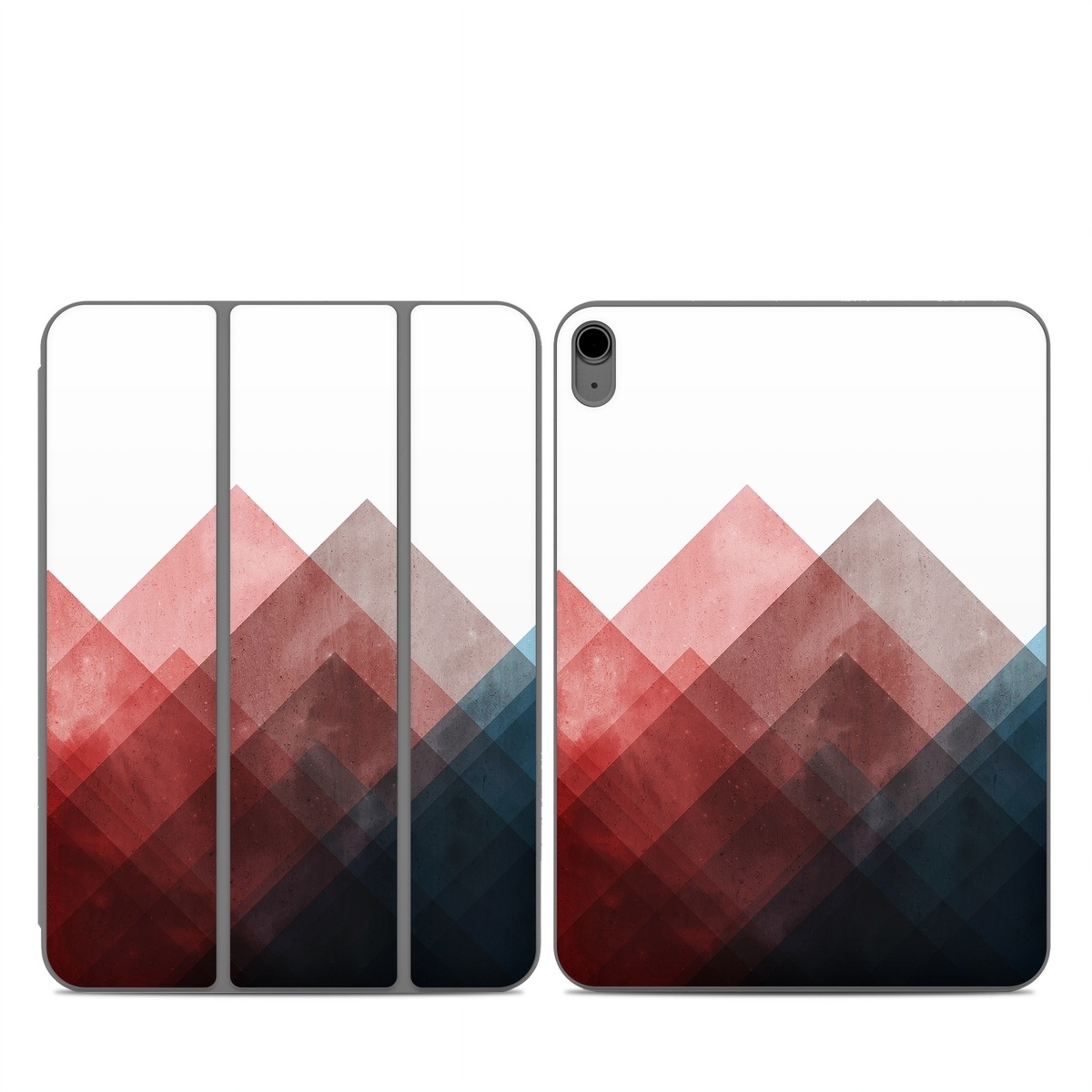 Smart Folio for iPad Series Skin design of Blue, Red, Sky, Pink, Line, Architecture, Font, Graphic design, Colorfulness, Illustration, with red, pink, blue colors