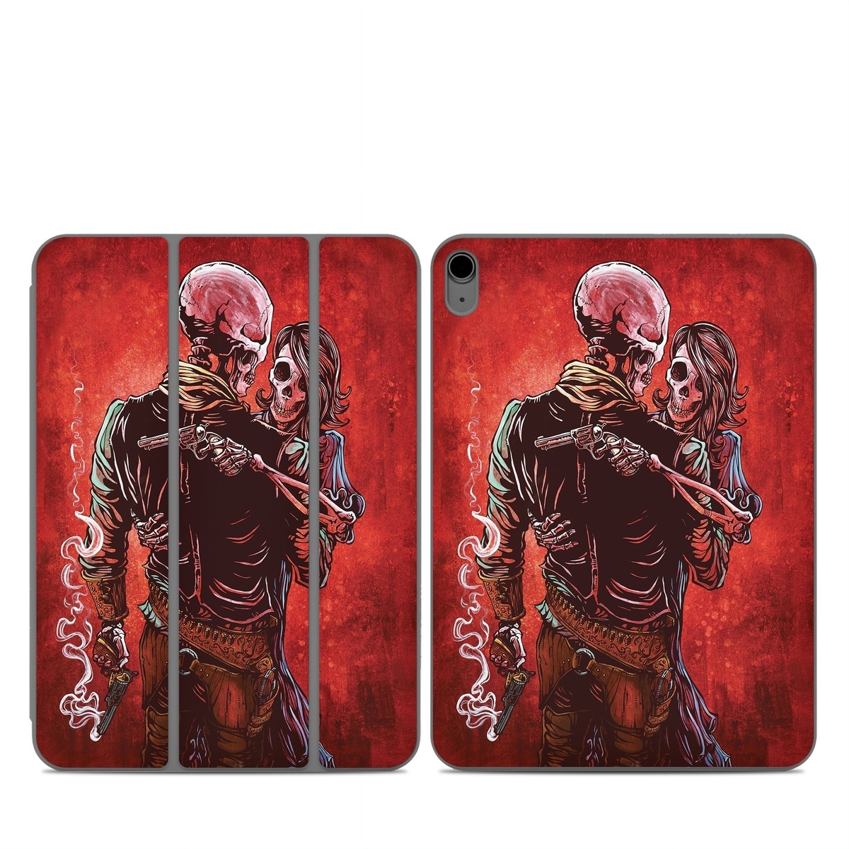 Smart Folio for iPad Series Skin design of Sleeve, Gesture, Painting, Art, Artist, Fictional character, Drawing, Paint, Illustration, Visual arts, with red, black, white, gray, brown colors