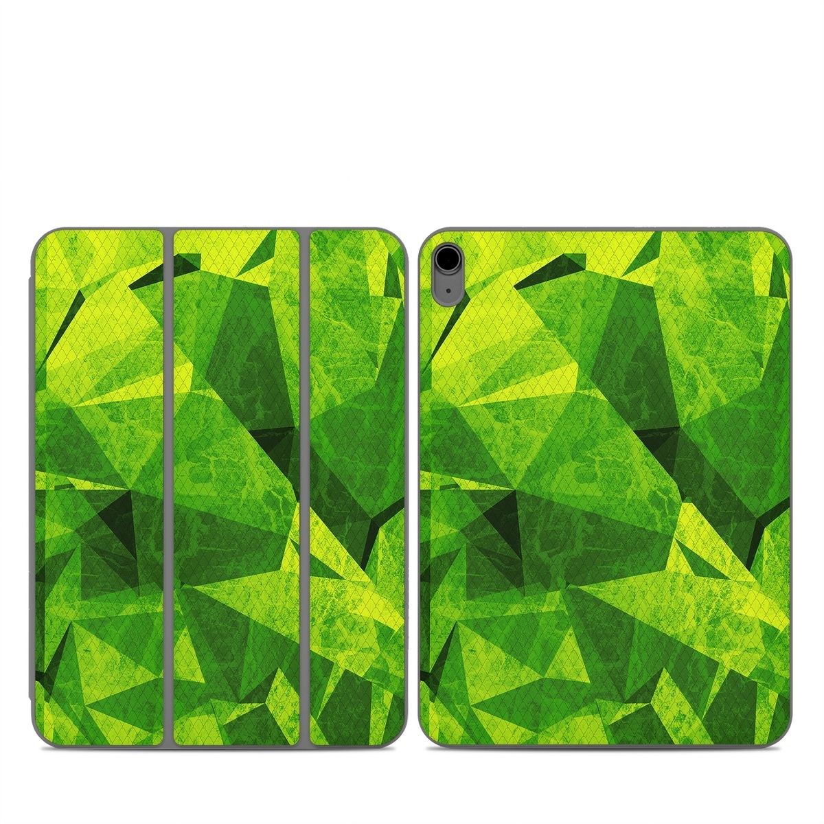 Smart Folio for iPad Series Skin design of Green, Pattern, Leaf, Design, Illustration, with green colors