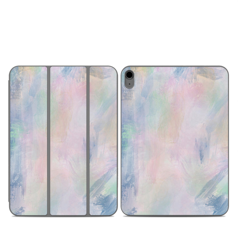 Smart Folio for iPad Series Skin design of White, Pink, Brown, Visual arts, Art Paint, Purple, Painting, Paint, Watercolor painting, Acrylic paint, with blue, pink, white, yellow, orange, green colors
