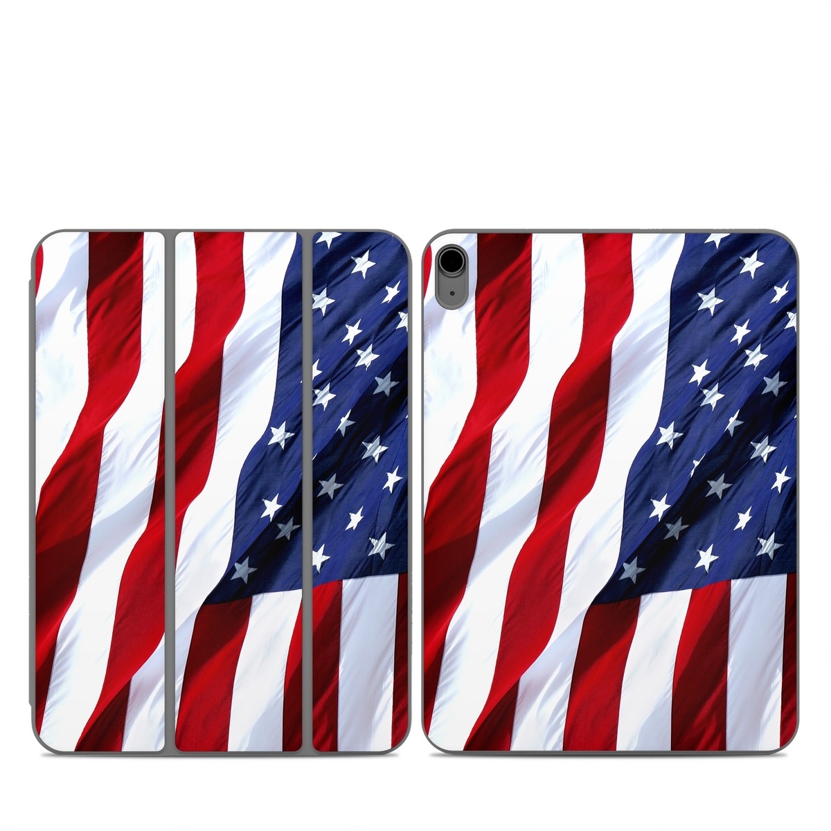 Smart Folio for iPad Series Skin design of Flag, Flag of the united states, Flag Day (USA), Veterans day, Memorial day, Holiday, Independence day, Event, with red, blue, white colors