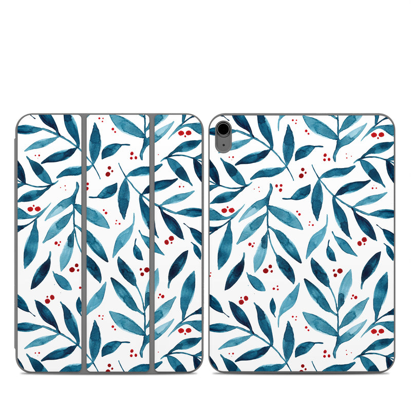 Smart Folio for iPad Series Skin design of White, Azure, Textile, Art, Aqua, Material property, Symmetry, Creative arts, Pattern, Electric blue, with white, blue, red colors