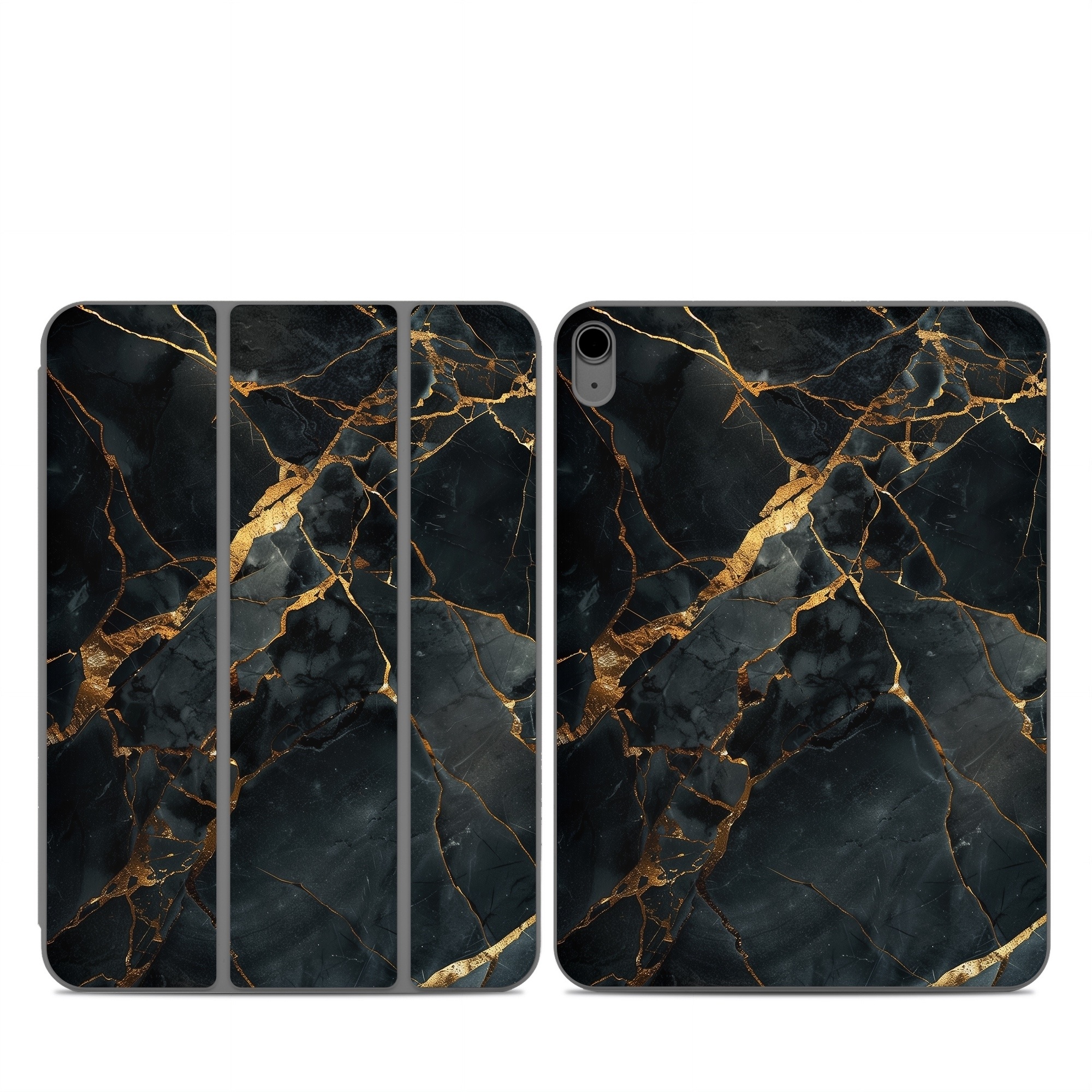 Smart Folio for iPad Series Skin design of Atmosphere, Twig, World, Branch, Vegetation, Wood, Rectangle, Landscape, Slope, Geological phenomenon, with black, brown, yellow, gray, white colors