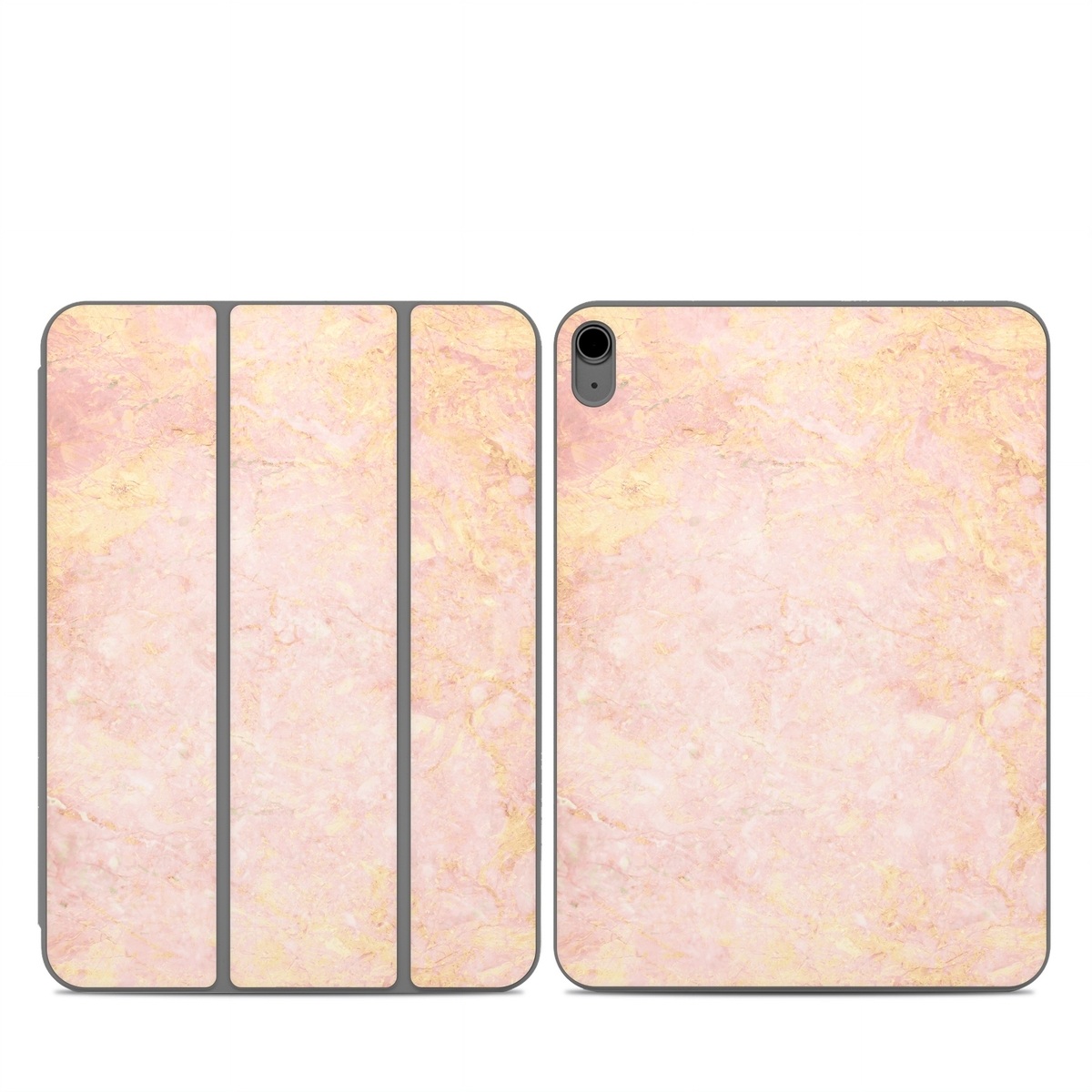 Smart Folio for iPad Series Skin design of Pink, Peach, Wallpaper, Pattern, with pink, yellow, orange colors