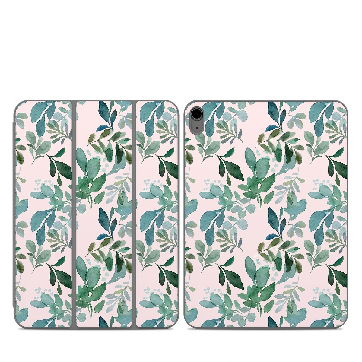 Smart Folio for iPad Series Skin design of Pattern, Green, Leaf, Design, Plant, Tree, Military camouflage, with white, green, blue colors