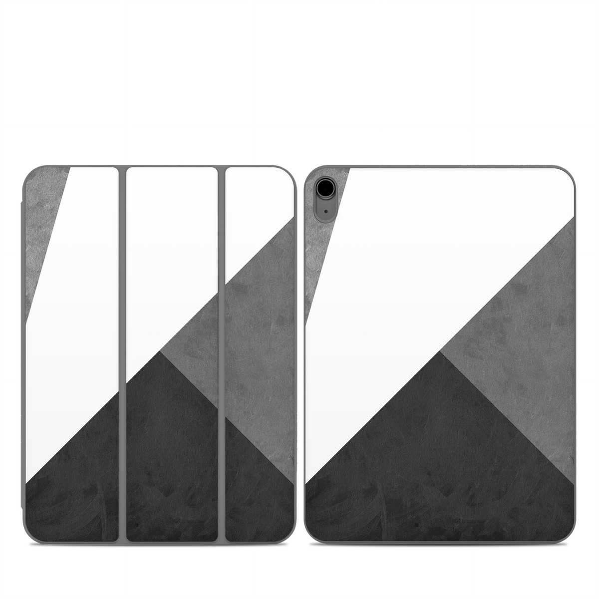 Smart Folio for iPad Series Skin design of Black, White, Black-and-white, Line, Grey, Architecture, Monochrome, Triangle, Monochrome photography, Pattern, with white, black, gray colors