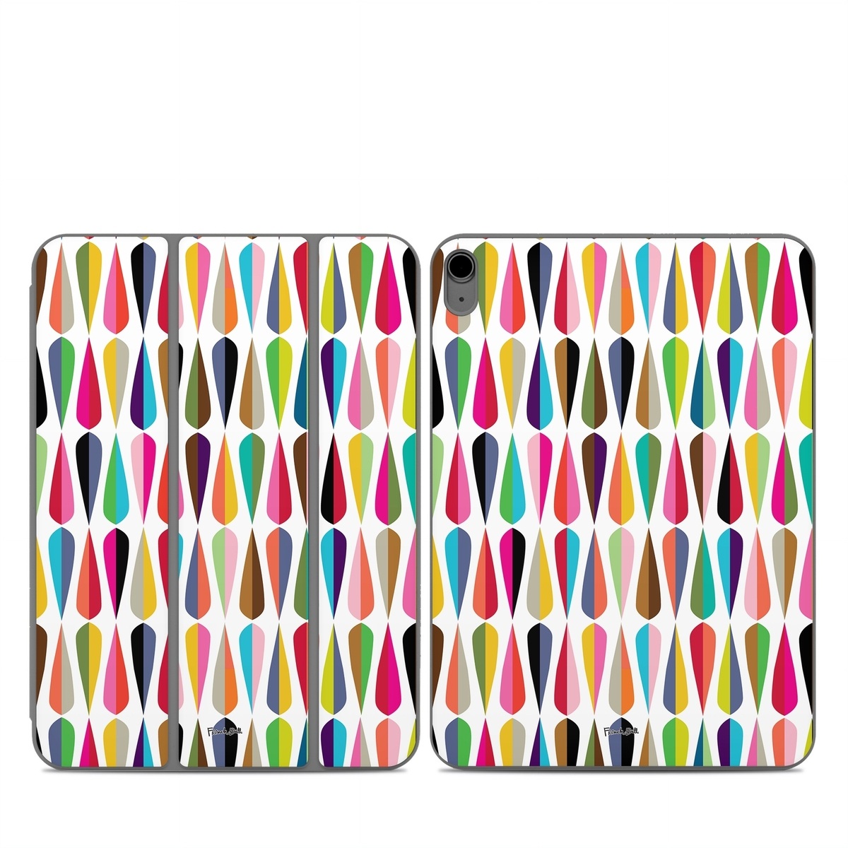 Smart Folio for iPad Series Skin design of Colorfulness, Font, Pink, Magenta, Material property, Art, Symmetry, Circle, Pattern, Tints and shades, with white, blue, pink, purple, orange, red, yellow, green, purple colors