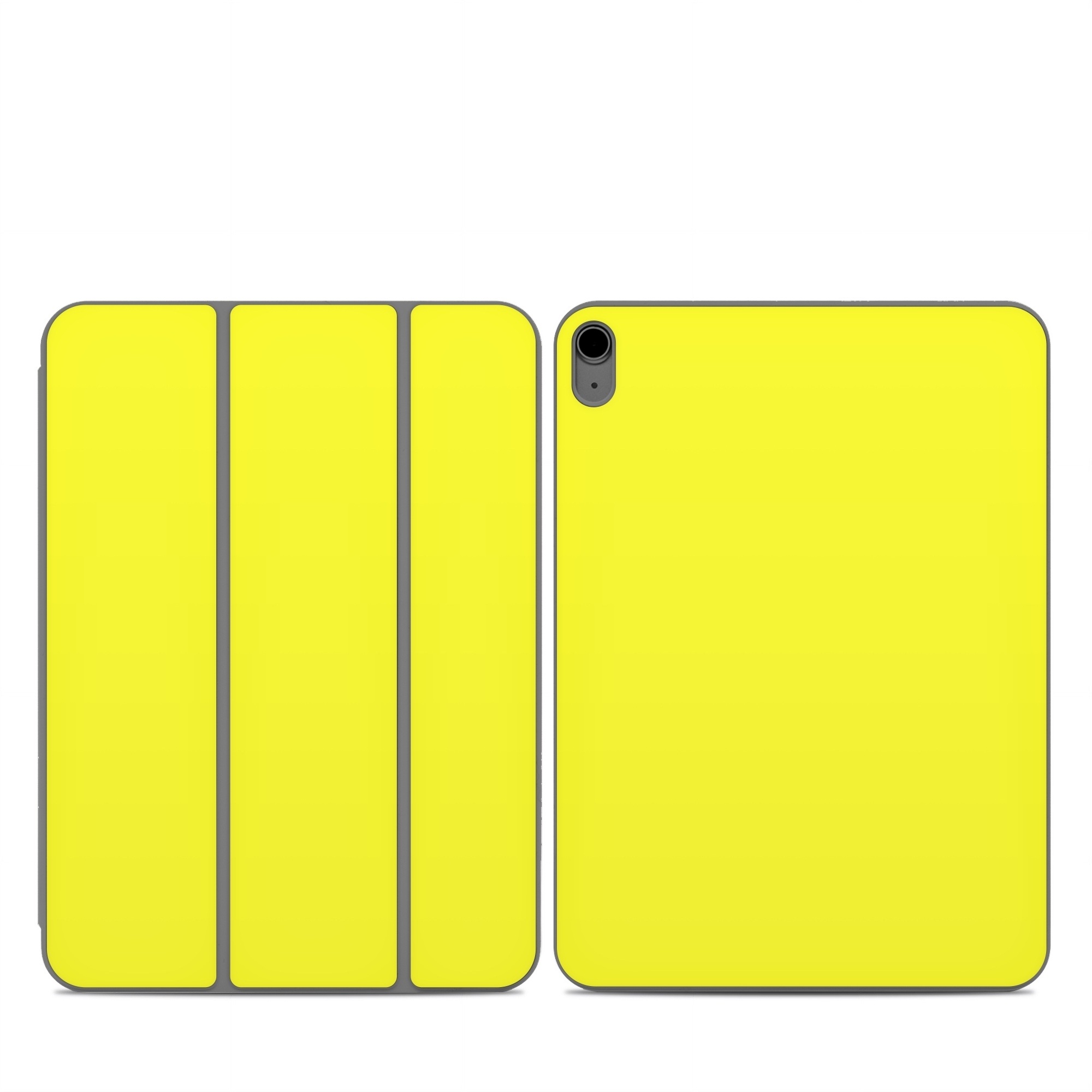 Smart Folio for iPad Series Skin design of Yellow, Font, Electric blue, Peach, Pattern, Magenta, with yellow colors