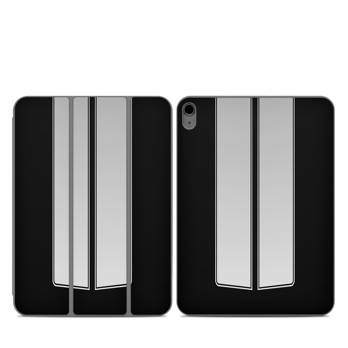 Smart Folio for iPad Series Skin design of Font, Architecture, Rectangle, with black, gray colors