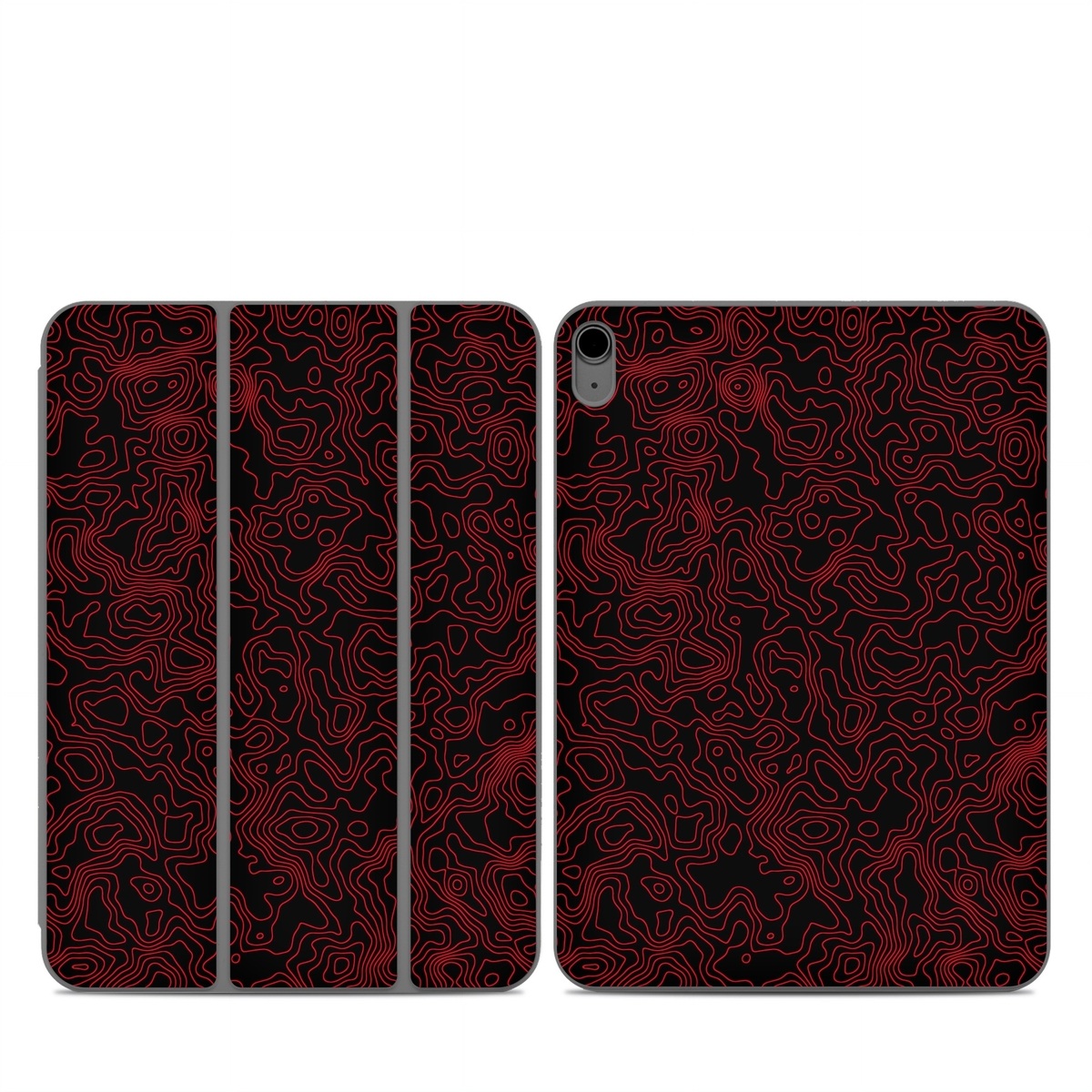 Smart Folio for iPad Series Skin design of Pink, Art, Motif, Magenta, Font, Pattern, Symmetry, Rectangle, Circle, Electric blue, with black, red colors