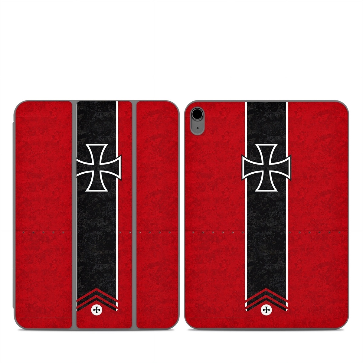 Smart Folio for iPad Series Skin design of Bullet, Holes, War, Red, Text, Carmine, Colorfulness, Maroon, Symbol, Coquelicot, with red, black, white, gray colors