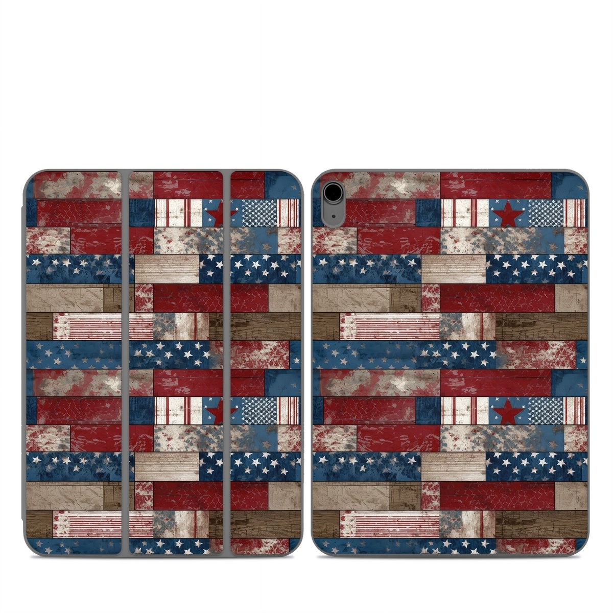 Smart Folio for iPad Series Skin design of Photograph, White, Blue, Rectangle, Azure, Textile, Creative arts, Red, Line, Art, with red, blue, white, brown, gray, black colors