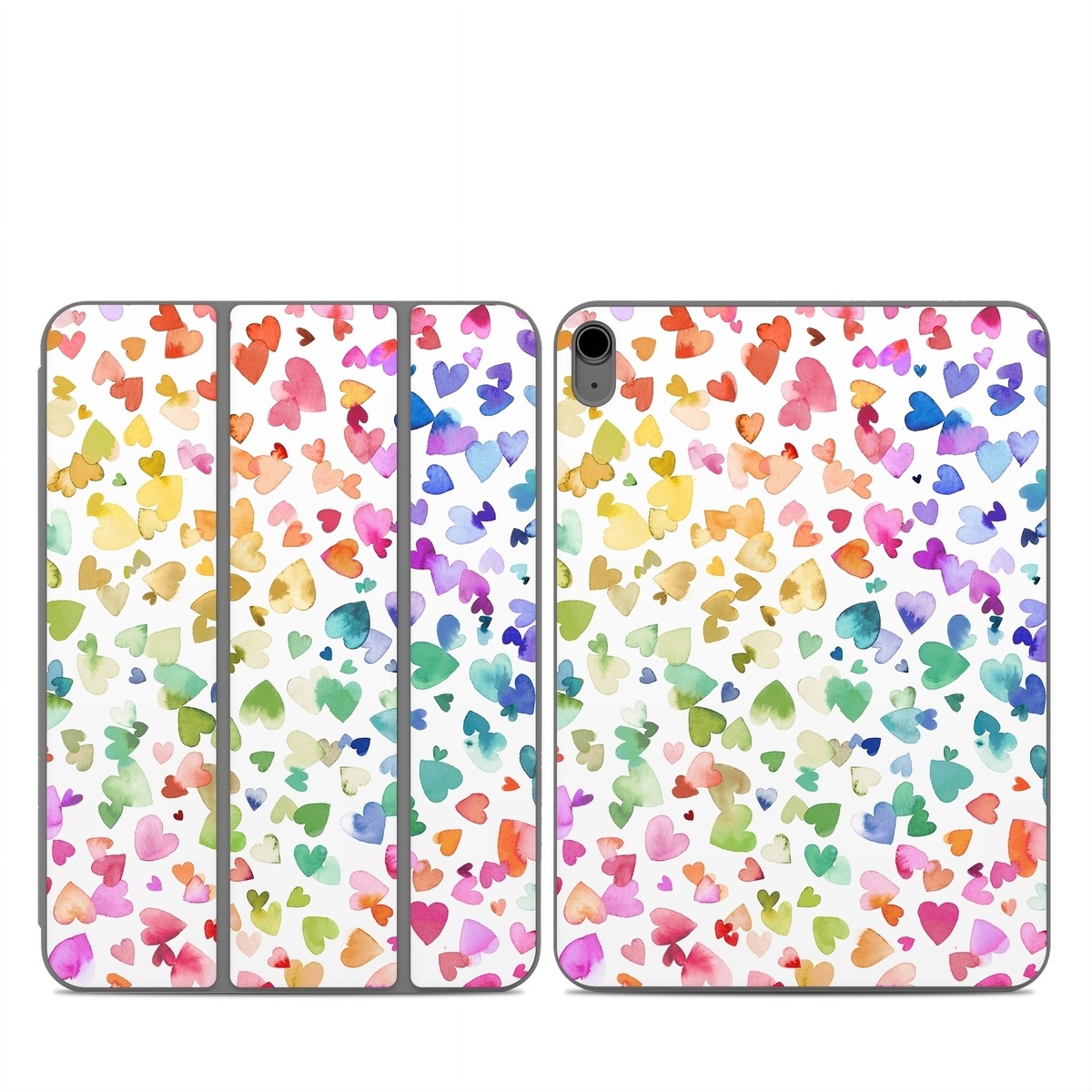 Smart Folio for iPad Series Skin design of Colorfulness, Art, Line, Creative arts, Pattern, Circle, Font, Visual arts, Magenta, Painting, with white, blue, green, red, pink, orange, yellow, purple colors