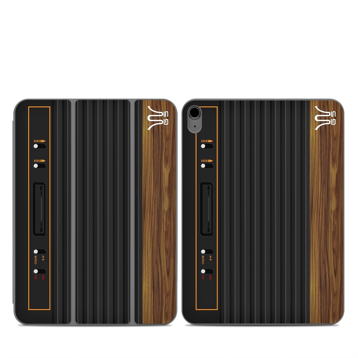 Smart Folio for iPad Series Skin design of Guitar amplifier, Technology, Electronic instrument, with black, red colors