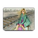 Lulu Waiting by the Train Tracks Smart Keyboard Folio for iPad Series Skin