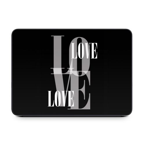Black Love Smart Keyboard Folio for iPad Series Skin