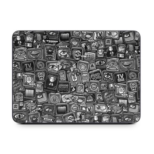 Distraction Tactic B&W Smart Keyboard Folio for iPad Series Skin