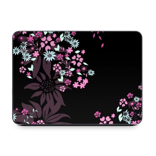 Dark Flowers Smart Keyboard Folio for iPad Series Skin