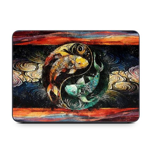 Koi Fish Yin Yang Smart Keyboard Folio for iPad Series Skin