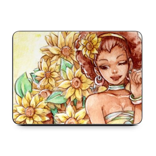 Lady Sunflower Smart Keyboard Folio for iPad Series Skin