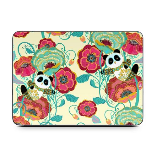 Panda Flowers Smart Keyboard Folio for iPad Series Skin