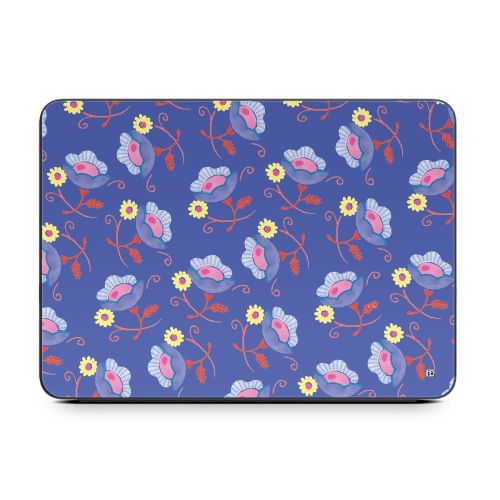 Purple Flowers Smart Keyboard Folio for iPad Series Skin