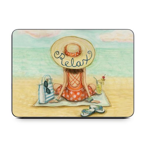 Relaxing on Beach Smart Keyboard Folio for iPad Series Skin