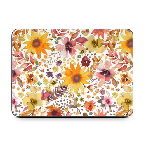 Summer Watercolor Sunflowers Smart Keyboard Folio for iPad Series Skin
