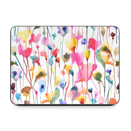 Watercolor Wild Flowers Smart Keyboard Folio for iPad Series Skin