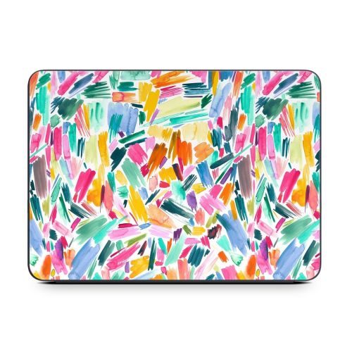 Watercolor Colorful Brushstrokes Smart Keyboard Folio for iPad Series Skin