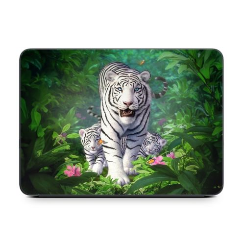 White Tigers Smart Keyboard Folio for iPad Series Skin