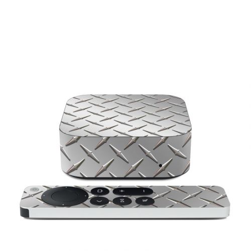 Diamond Plate Apple TV 4K 2nd Gen Skin