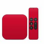 Solid State Red Apple TV HD, 4K 1st Gen Skin