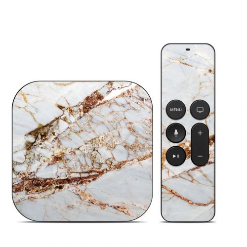 Hazel Marble Apple TV HD, 4K 1st Gen Skin
