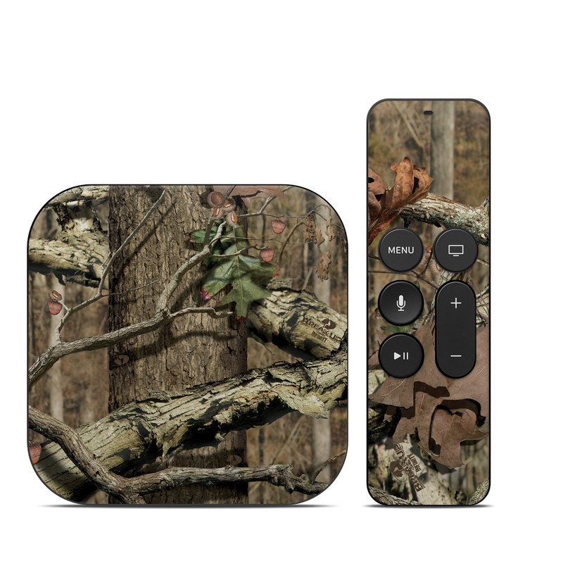 Apple TV HD, 4K 1st Gen Skin design of Tree, Military camouflage, Camouflage, Plant, Woody plant, Trunk, Branch, Design, Adaptation, Pattern, with black, red, green, gray colors