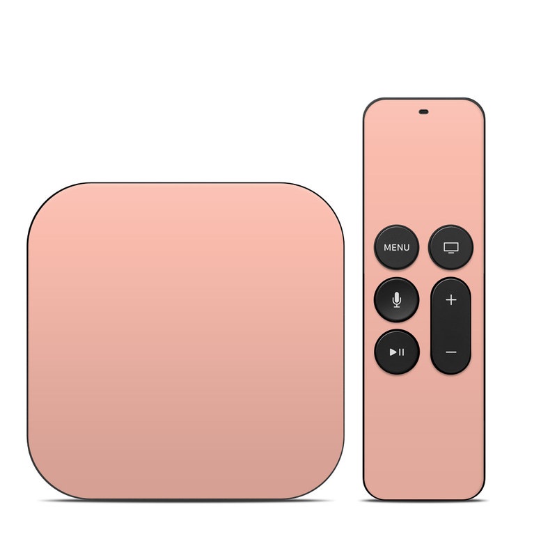 Apple TV HD, 4K 1st Gen Skin design of Orange, Pink, Peach, Brown, Red, Yellow, Material property, Font, Beige, with orange, yellow, white colors