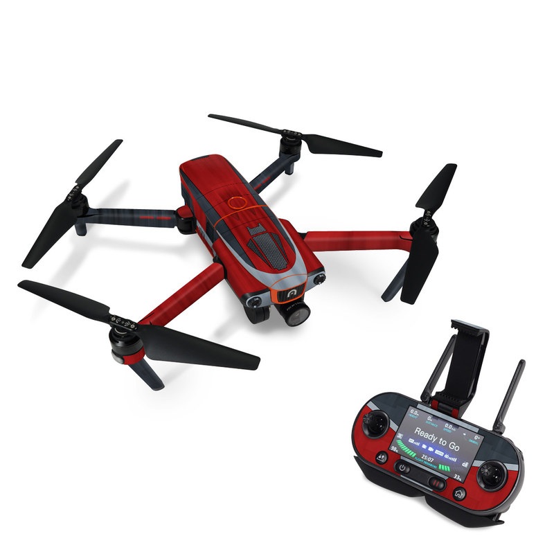 Autel EVO Skin design, with black, red, gray colors