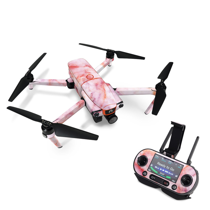 Autel EVO Skin design of Pink, Skin, Flesh, Textile, Fur, with pink, red, white, purple, orange colors