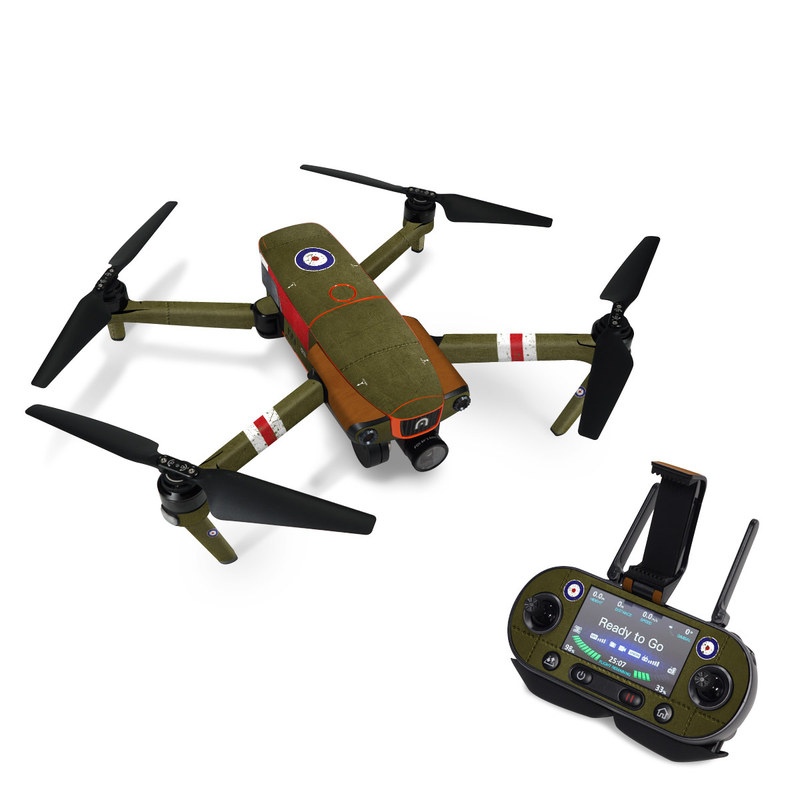 Autel EVO Skin design of Logo, Symbol, Aerospace Engineering, Aircraft, Aviation, Emblem, with green, blue, red, white, gray, brown colors