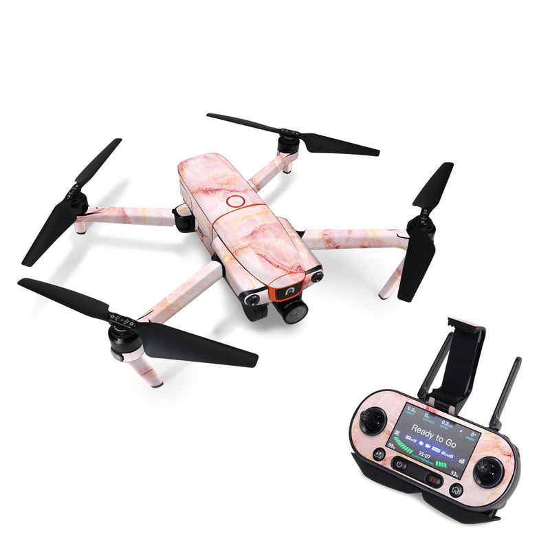 Autel EVO Skin design of Pink, Peach, with white, pink, red, yellow, orange colors