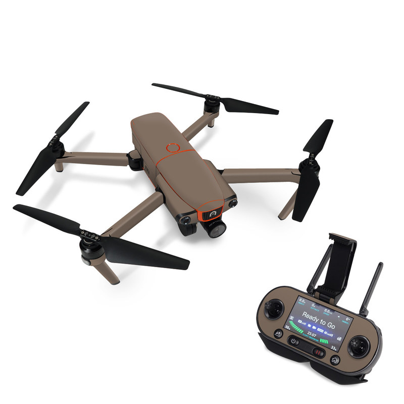 Autel EVO Skin design of Brown, Text, Beige, Material property, Font, with brown colors
