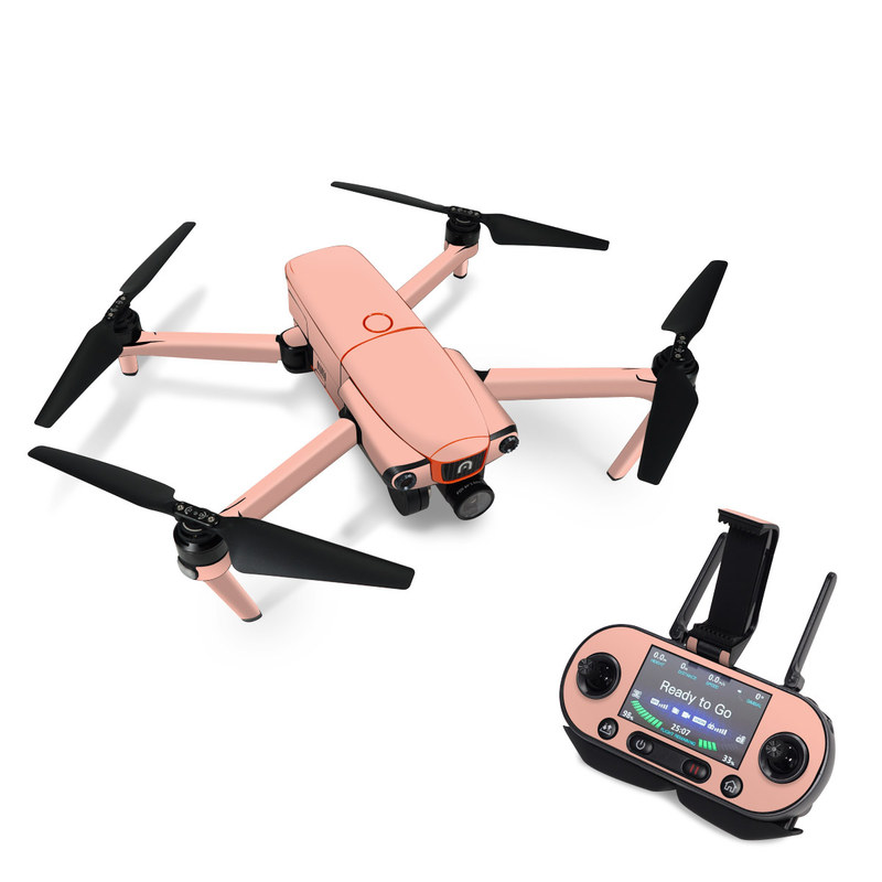 Autel EVO Skin design of Orange, Pink, Peach, Brown, Red, Yellow, Material property, Font, Beige, with orange, yellow, white colors